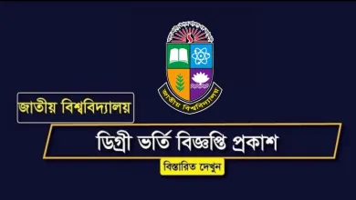 National University Degree Admission